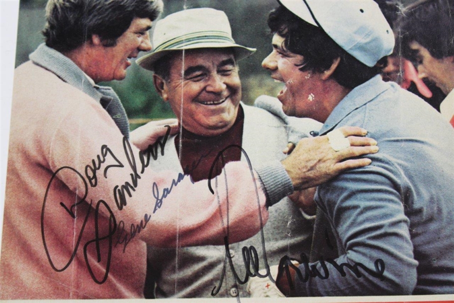 Sanders, Sarazen & Trevino Signed 1974 Golf Illustrated Cover JSA ALOA