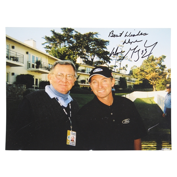 Wayne Gretzky Signed & Personalized 'To Wayne' Photo JSA ALOA