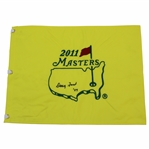 Doug Ford Signed 2011 Masters Embroidered Flag with 57 JSA ALOA