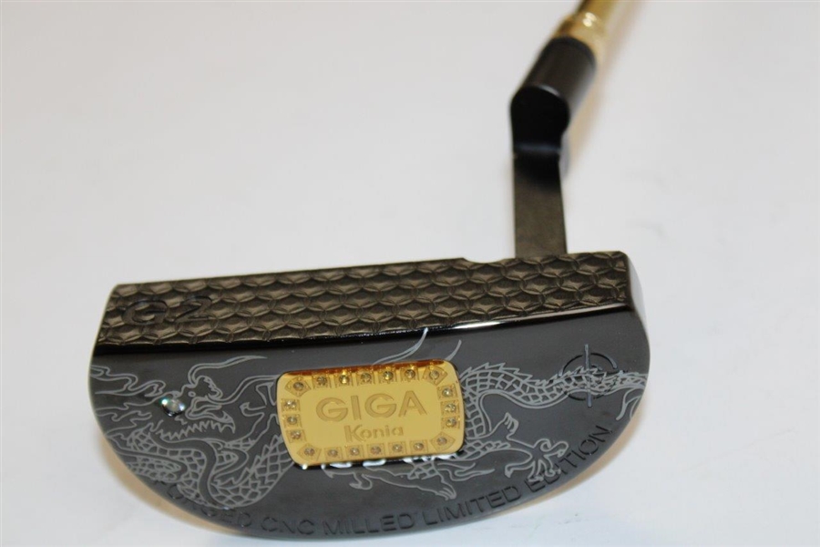Giga Konia LTD Ed For PGA Pro Gold Plated Putter W/ Headcover