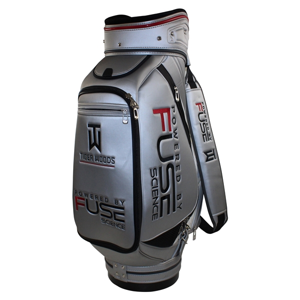 Tiger Woods Official FUSE Science Logo Full Size Golf Bag Red/Black Lining