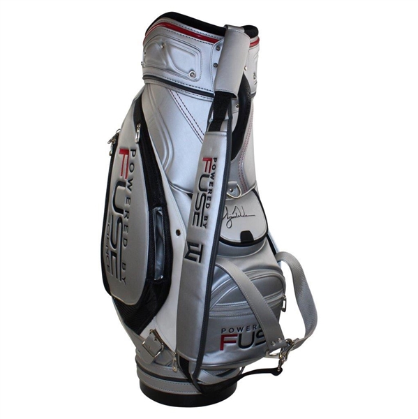 Tiger Woods Official FUSE Science Logo Full Size Golf Bag Red/Black Lining