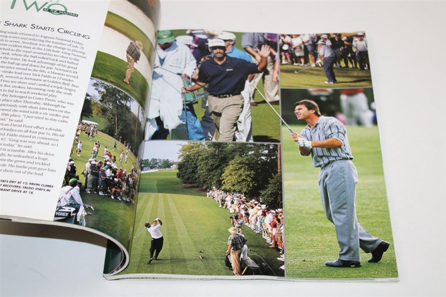 Tiger Woods Signed 1997 Masters Journal W/ Pairing Sheets (Thursday-Sunday) JSA ALOA