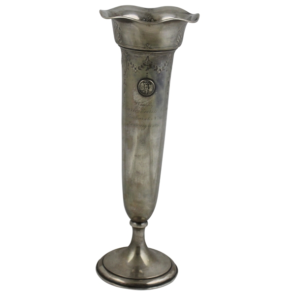 1925 Pinehurst Sterling Silver Trophy Won By Charles Everett Beane