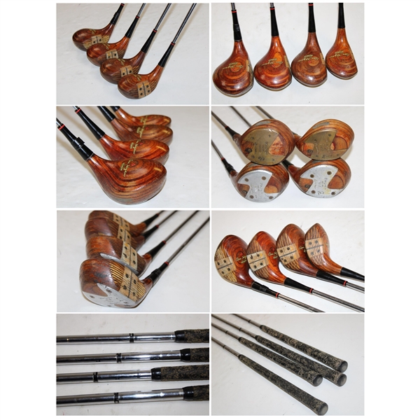 Highly Decorated Soldier& Actor Audie Murphy's Personal Ben Hogan Signature Clubs In Bag