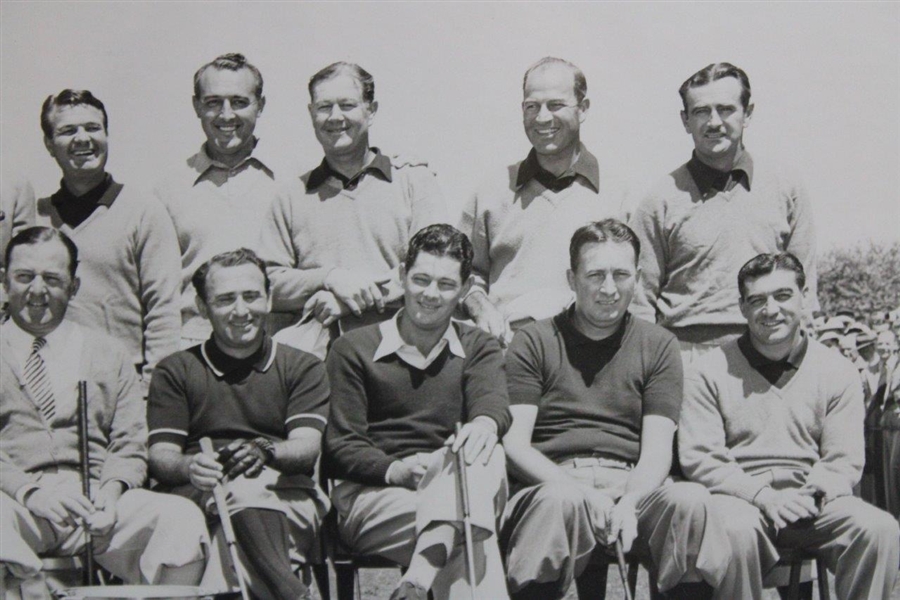 1949 Goodall Championship at Wykagyl Country Club Field Photo - Framed