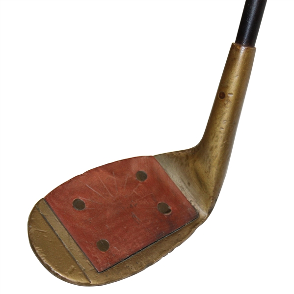 Unmarked Wedge W/ Wood Face Insert