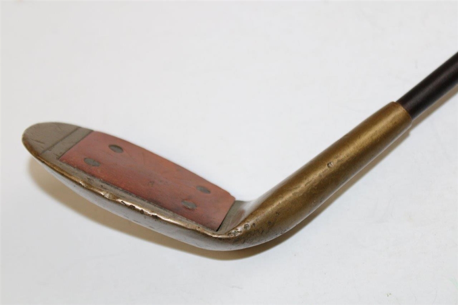 Unmarked Wedge W/ Wood Face Insert