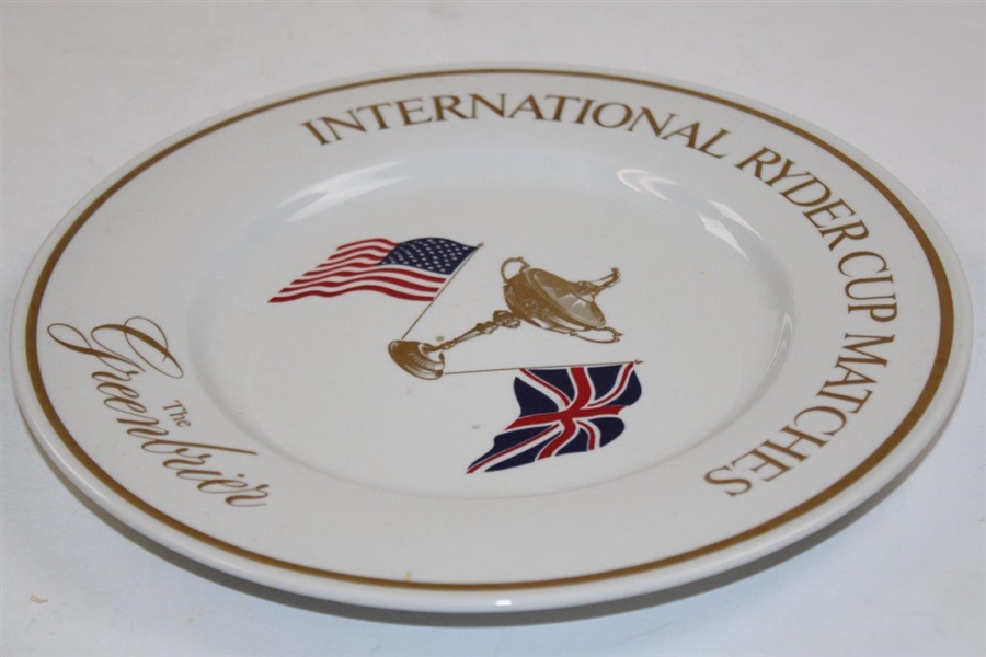 1979 International Ryder Cup Matches at The Greenbrier Plate