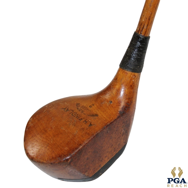 A.H. Findlay Wright & Ditson 2 Wood W/ Wright & Ditson Shaft Stamp