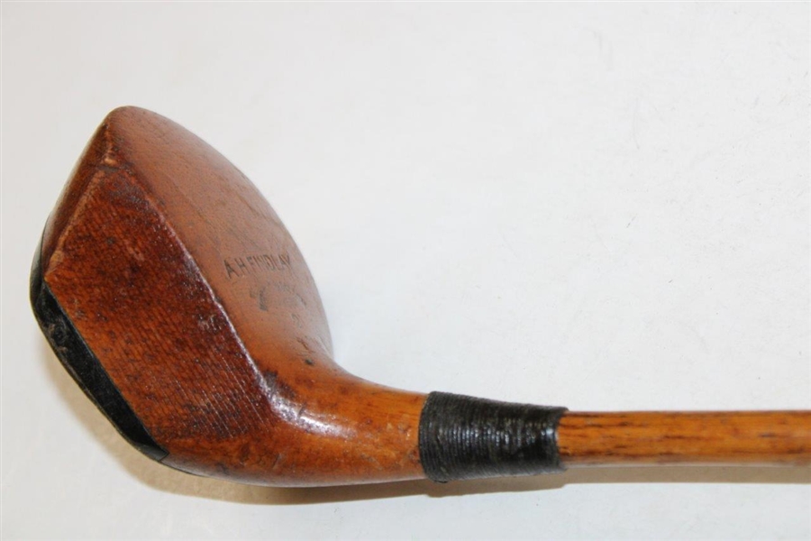 A.H. Findlay Wright & Ditson 2 Wood W/ Wright & Ditson Shaft Stamp