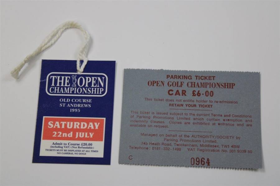 1995 Open Championship At St. Andrews Ticket, Order Of Play, Program & More