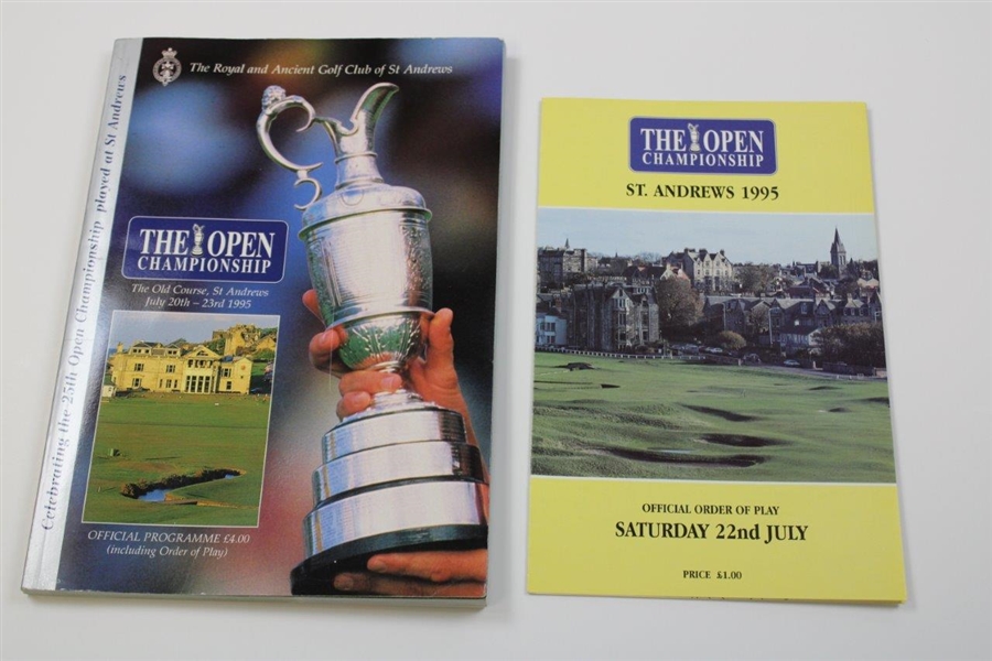 1995 Open Championship At St. Andrews Ticket, Order Of Play, Program & More