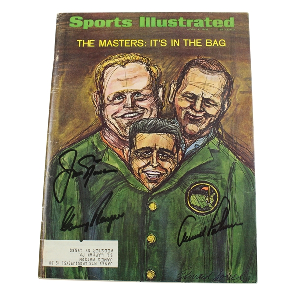 Palmer, Nicklaus & Player 'Big Three' Signed 1966 Sports Illustrated JSA FULL #BB46514