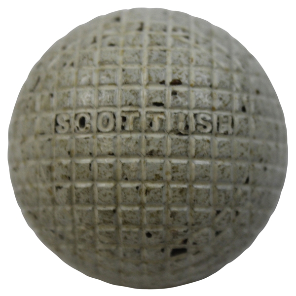 c. 1892 'Scottish' Henley Tyre & Rubber Co. Gutta Percha Golf Ball