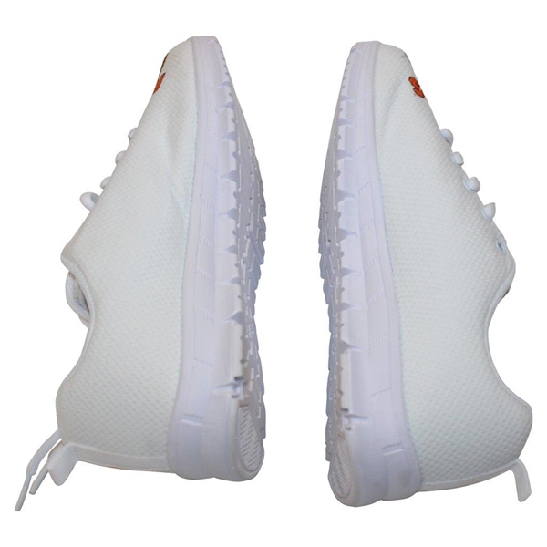 John Daly Signed Personal Hooters White Shoes Size 40 JSA ALOA