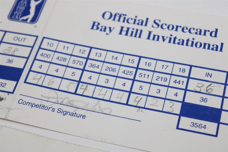 Furyk, Daly & 6 Others Signed 1998 Bay Hill Invitational Used Scorecards 
