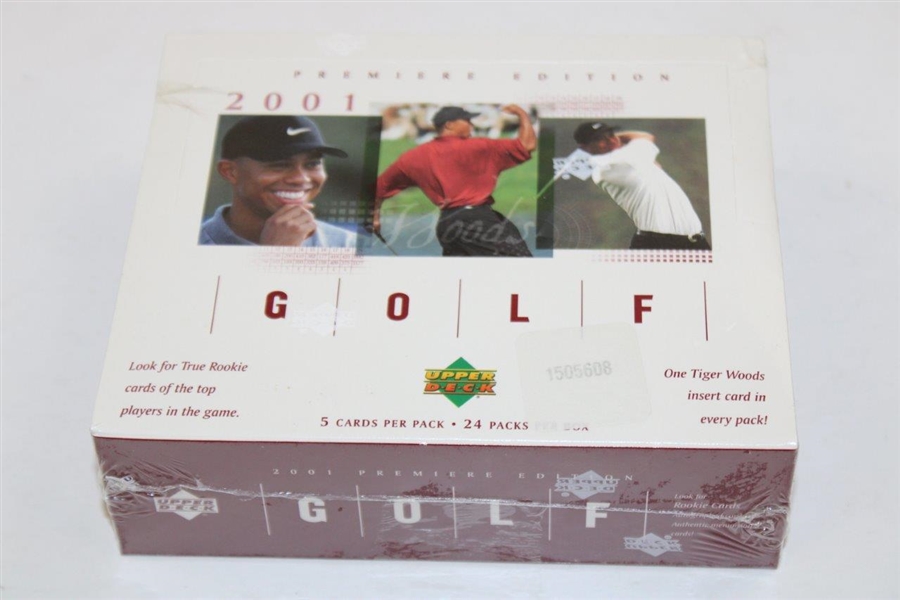 Sealed 2001 Upper Deck Premiere Edition Full Box of 24 Packs - Unopened #1505608