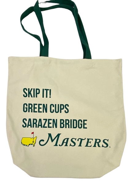 2022 Masters Daily Exclusive Canvas Tote Bag - SKIP IT Tuesday Design