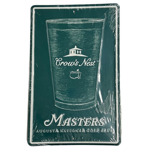 Masters Crows Nest Logo Metal Sign