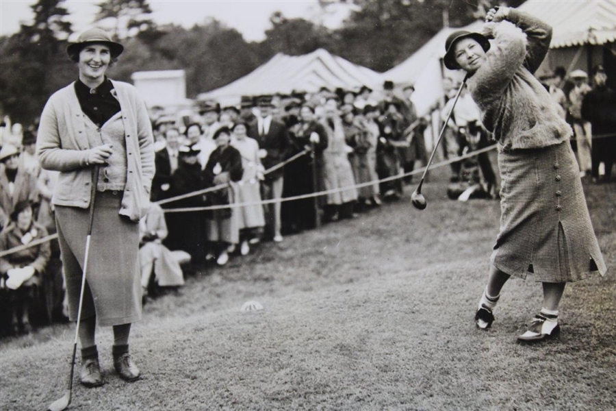 Estelle Lawson Page Tees Off In Us Am 9/29/1936