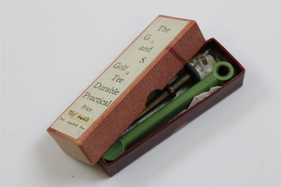 The G. & S. Spinner Golf Tee in Original Box