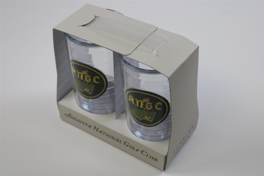 Set of Two (2) Augusta National Golf Club 16oz Tumblers w/Packaging