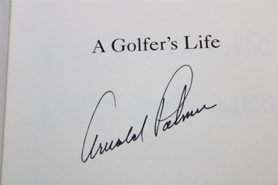 Arnold Palmer Signed Ltd Ed 'A Golfers Life' Book 526/1000 JSA ALOA