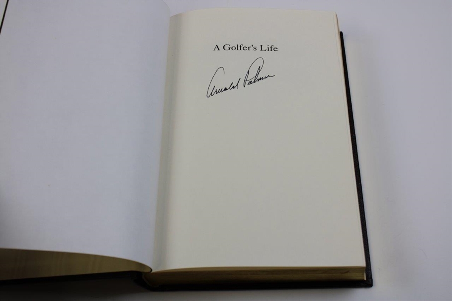 Arnold Palmer Signed Ltd Ed 'A Golfers Life' Book 526/1000 JSA ALOA