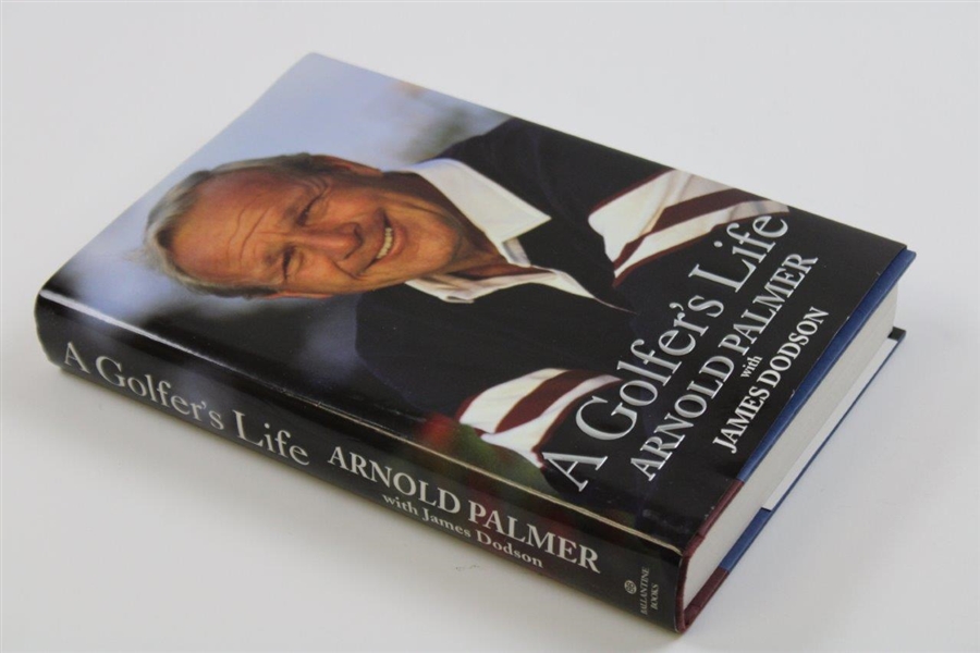 Arnold Palmer Signed 'A Golfers Life' Book JSA ALOA