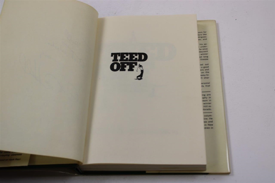 1977 'Teed Off' Book by David Hill & Nick Seitz Signed By Hill