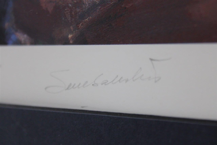 Seve Ballesteros Signed Ltd Ed 154/850 Print by Mackintosh - Framed JSA ALOA