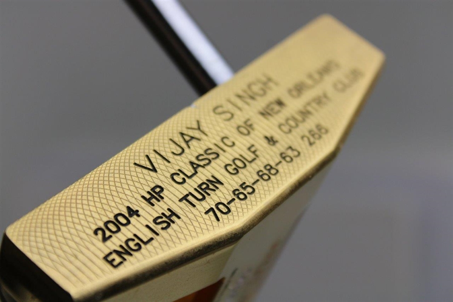 Vijay Singh 2004 HP Classic Of New Orleans Gold Plated Macgregor Putter