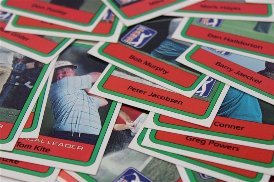 Set of 1982 Donruss PGA Tour Cards - Nicely Centered Jack Nicklaus
