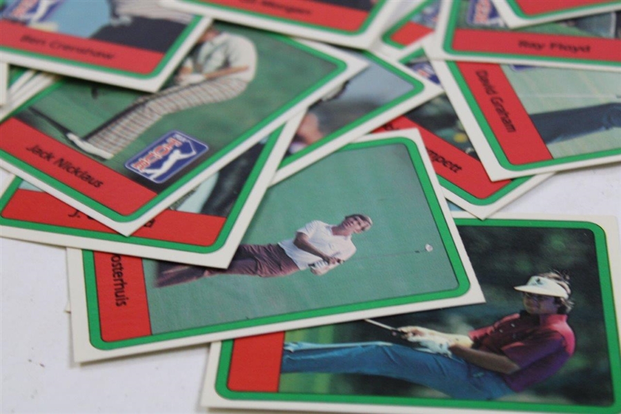 Set of 1982 Donruss PGA Tour Cards - Nicely Centered Jack Nicklaus
