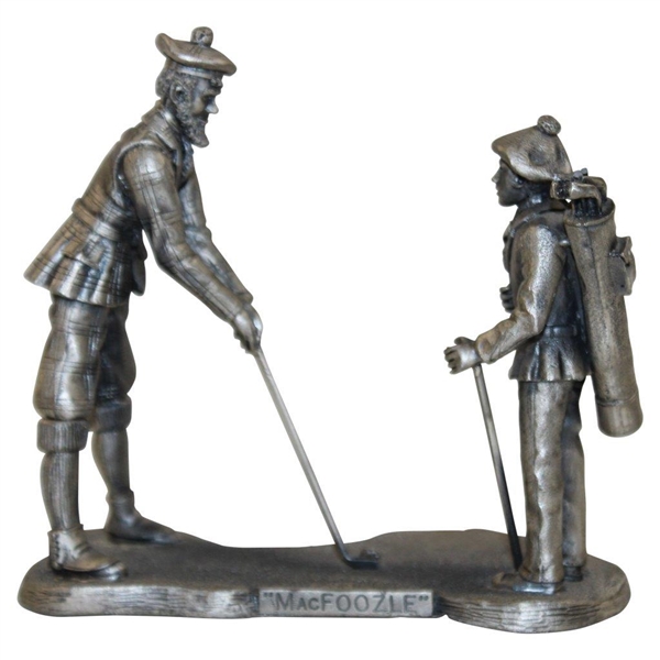1990 MacFoozle On The Links Collection Golfers Statue