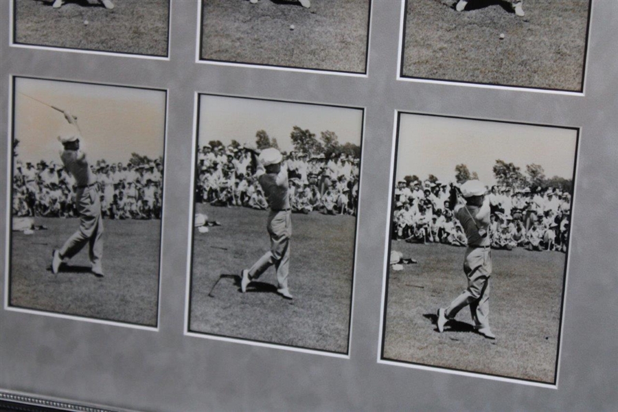 Ben Hogan Swing Sequence Display -Framed