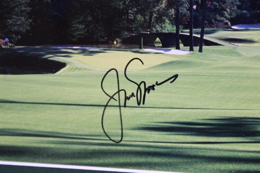 Jack Nicklaus Signed Augusta National Photo -Framed JSA ALOA