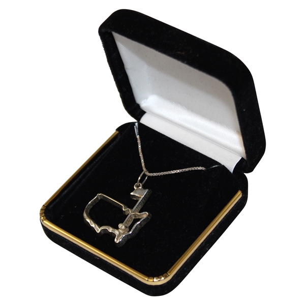 Classic Masters Tournament Logo Sterling Silver Necklace in Box