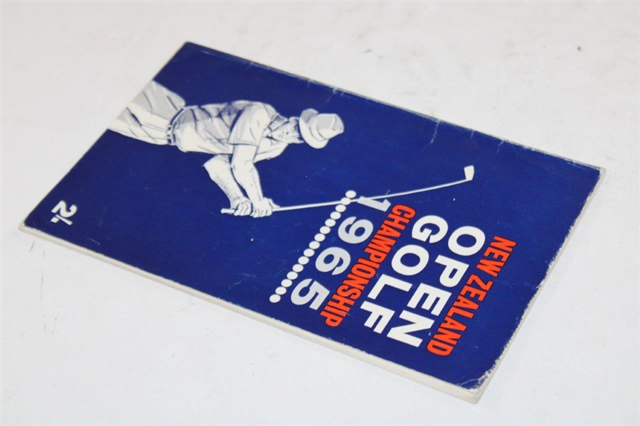 1965 New Zealand Open Golf Championship Official Program - Peter Thomson Win