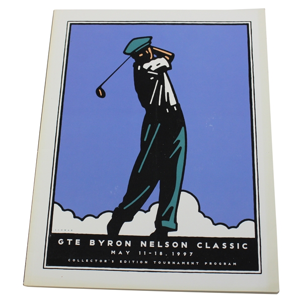 1997 Byron Nelson Classic Official Program - Tiger Woods Winner