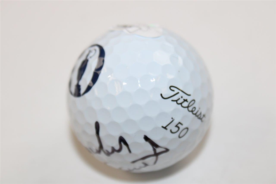 Jordan Spieth Signed 150th The OPEN Logo Golf Ball JSA #AR55626