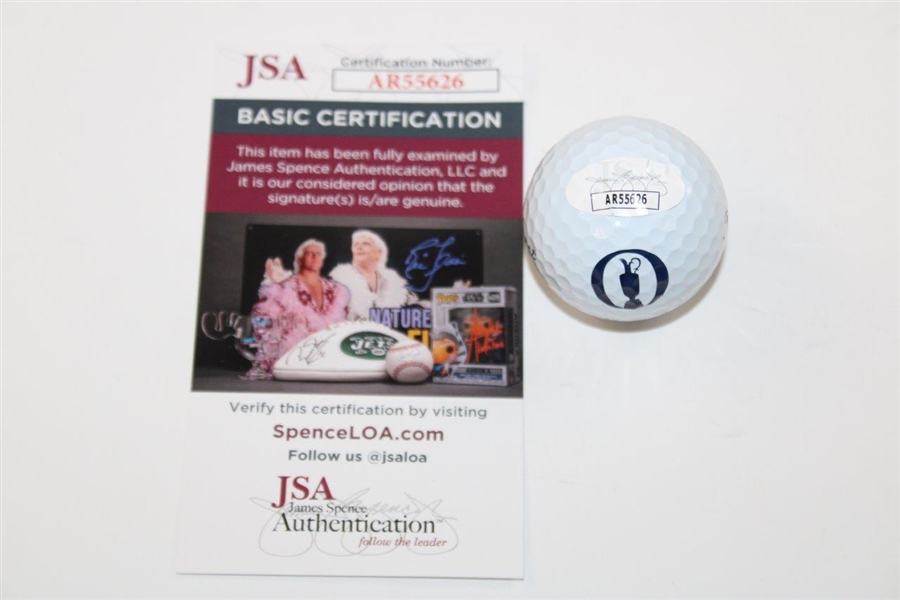 Jordan Spieth Signed 150th The OPEN Logo Golf Ball JSA #AR55626