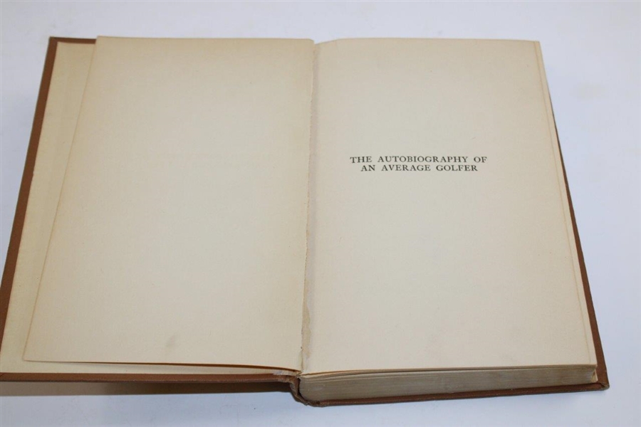 1925 'The Autobiography Of An Average Golfer' By O.B. Keller