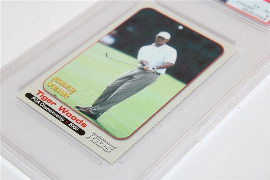 Tiger Woods 2001 S.I. For Kids Athlete Of The Year/2000 PGA Championship Golf Card PSA Graded 6 #68362668