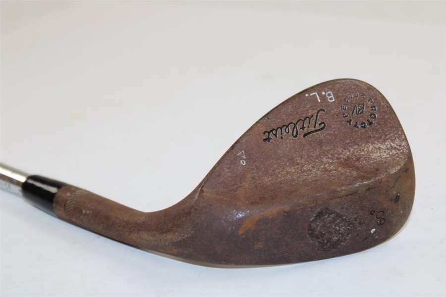 Bernhard Langer's Personal Used Titleist Vokey Prototype 2002 60 Degree Wedge W/ 'B.L.' Engraved