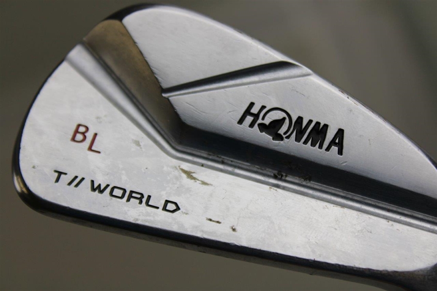 Bernhard Langer's Personal Used Honma T//World 4 Iron Engraved 'BL'