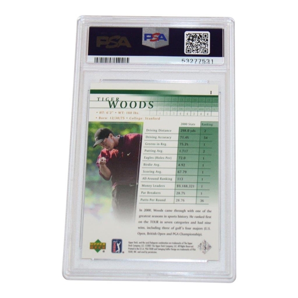 2001 Tiger Woods Upper Deck Card PSA Graded 9 #53277531