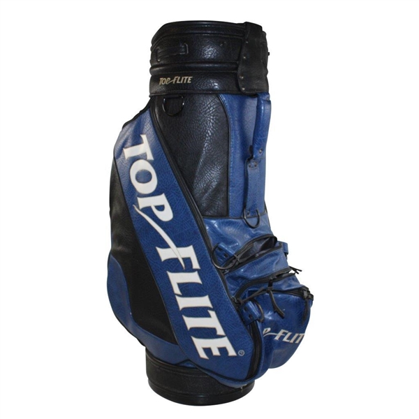 Al Geiberger's Personal Used Top-Flite Full Size Blue & Black Golf Bag