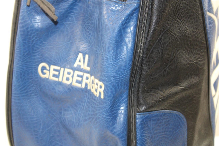 Al Geiberger's Personal Used Top-Flite Full Size Blue & Black Golf Bag